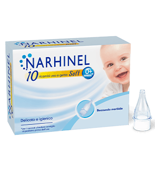Narhinel 10 ricambi per aspiratore nasale soft - Narhinel