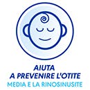 The blue icon with a nose and red dots on it