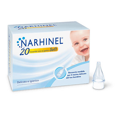 Narhinel 20 ricariche per aspiratore nasale soft - Narhinel