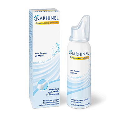 Narhinel spray nasale isotonico con acqua di mare - Narhinel 