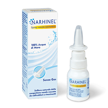 Narhinel spray ipertonico per il naso con acqua di mare - Narhinel 