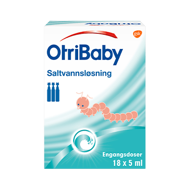 Otribaby saltvannsløsning engangsdoser