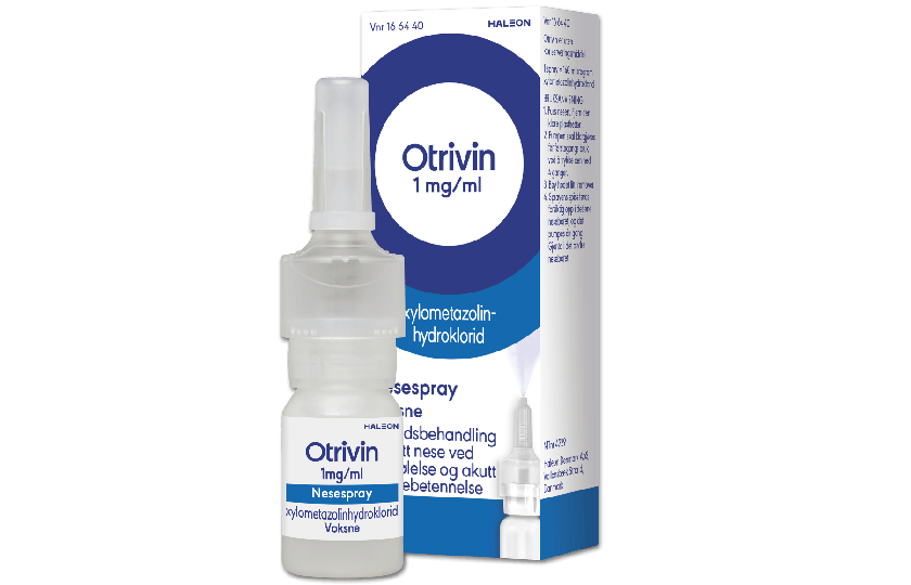 Otrivin nesespray for voksne 1mg/ml for rask og langvarig lindring