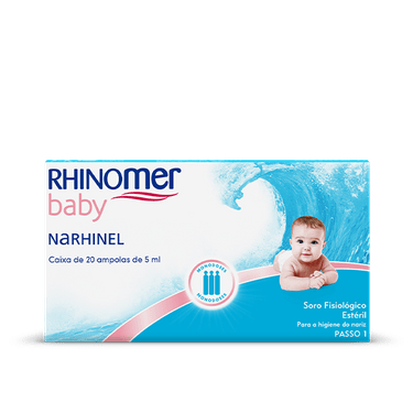 Embalagem de Rhinomer Baby Monodoses