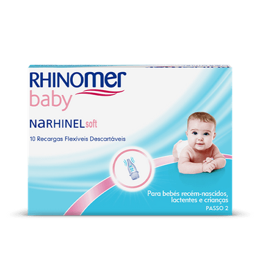 Embalagem de Rhinomer Baby Recargas Nasais