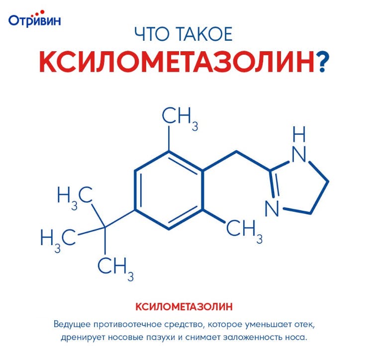 КСИЛОМЕТАЗОЛИН (КСИ-ЛО-МЕТА-ЗОЛИН): ведущее противоотечное средство, которое быстро уменьшает отек, дренирует носовые пазухи и снимает заложенность.