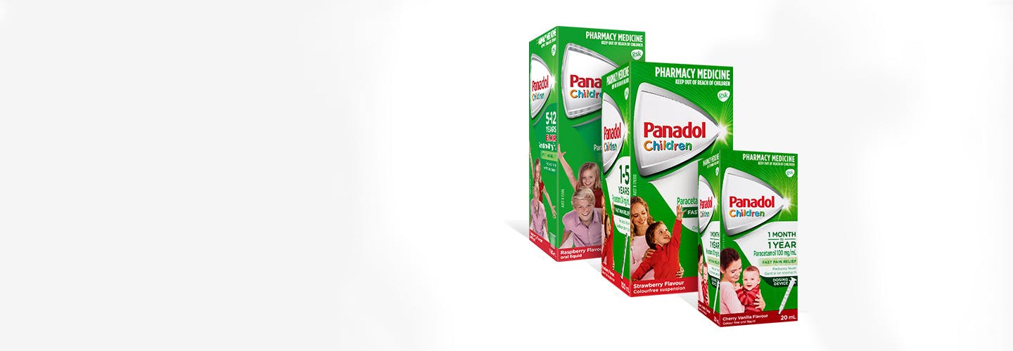 Children Panadol product range