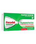 Children’s Panadol Suppositories 6 Months - 5 Years