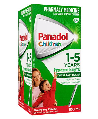 Children’s Panadol Colour-Free Suspension 1-5 years