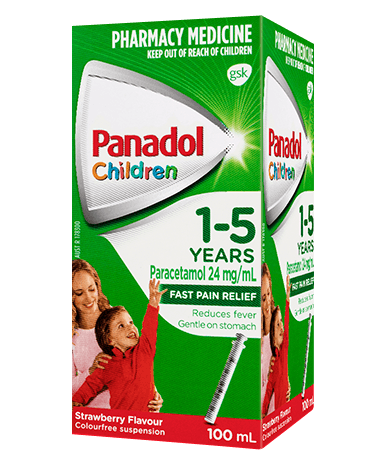 Children’s Panadol Colour-Free Suspension 1-5 years