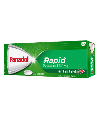 Panadol Rapid Caplets | Fast Pain Relief | Panadol AU