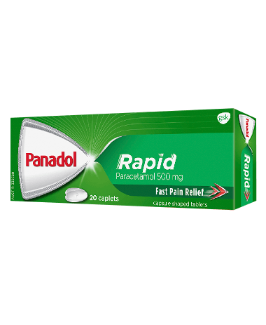 Panadol Rapid Caplets - 20 Caplets pack