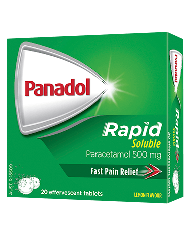 Panadol Rapid Soluble - 20 effervescent tablets