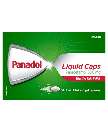 Panadol Liquid Caps - 20 capsules pack