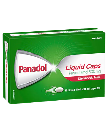 Panadol Liquid Caps - 20 capsules pack