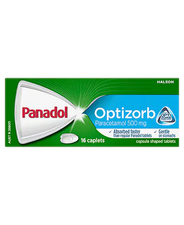Panadol Caplets with Optizorb - 20 Caplets pack