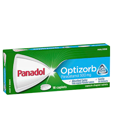 Panadol Caplets with Optizorb - 20 Caplets pack