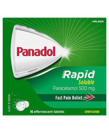 Panadol Rapid Soluble - 20 effervescent tablets