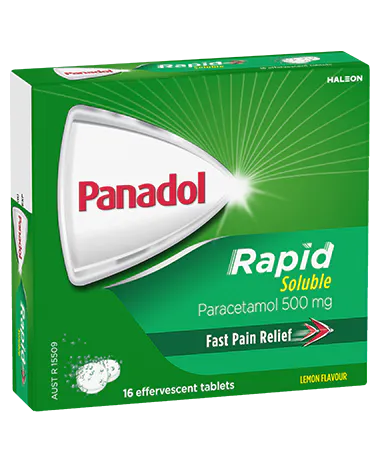 Panadol Rapid Soluble - 20 effervescent tablets