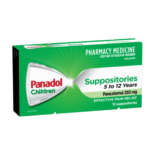 Children’s Panadol Suppositories 5–12 Years