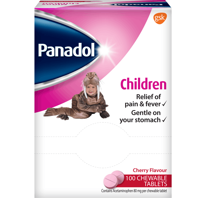 Panadol Ninos Tabletas
