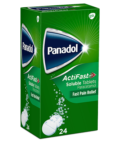 Panadol Actifast soluble tablets - 24 tablets pack