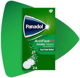 Panadol Actifast Soluble Tablets packshot