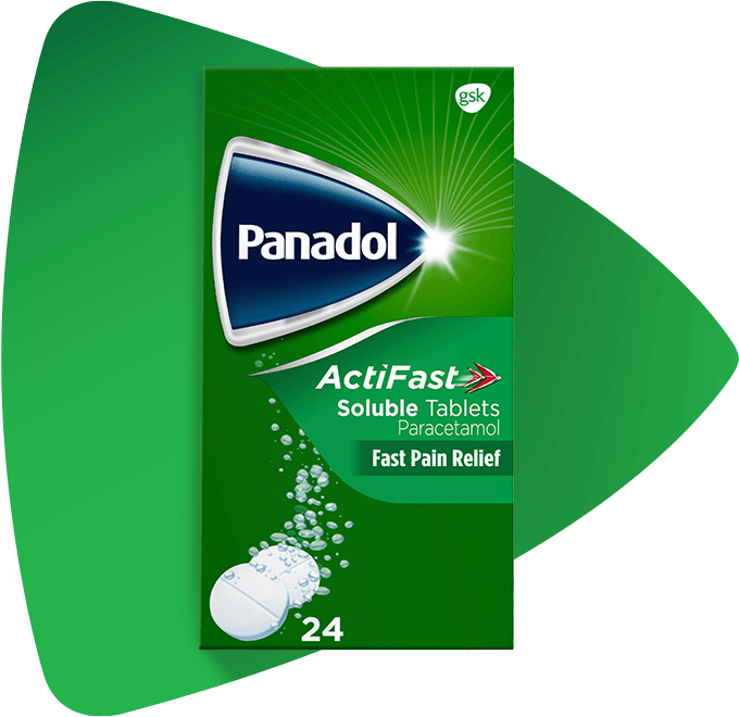 Panadol Actifast Soluble Tablets - 24 tablets pack