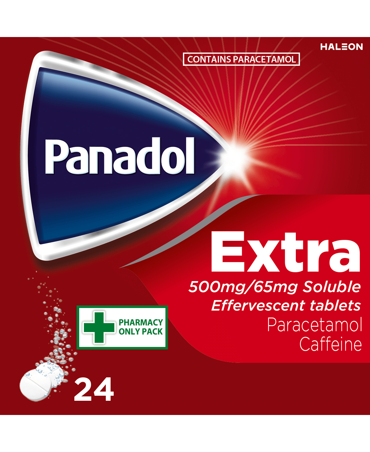 Panadol Extra 500mg/65mg Soluble Effervescent Tablets