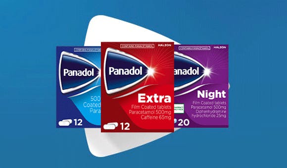 Panadol packshots Extra and Advance