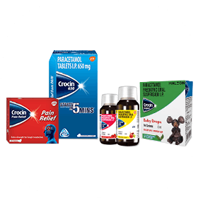 Crocin product packshot range