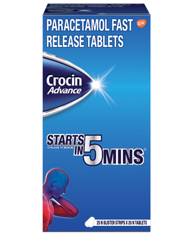 Crocin Advance 500mg tablets