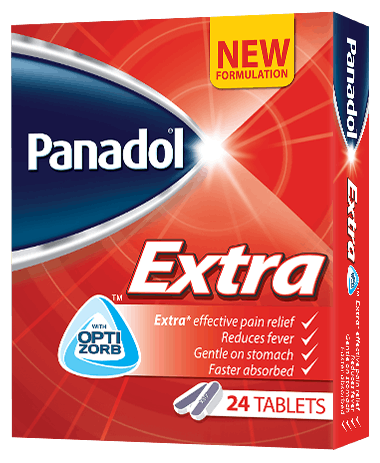 24-Tablet Packet Of Panadol Extra  With Optizorb Formulation