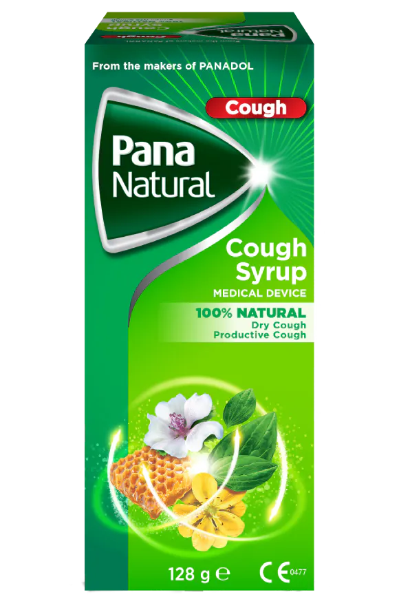 PanaNatural Cough Syrup Packaging
