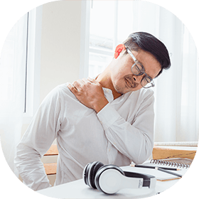 Shoulder pain while working