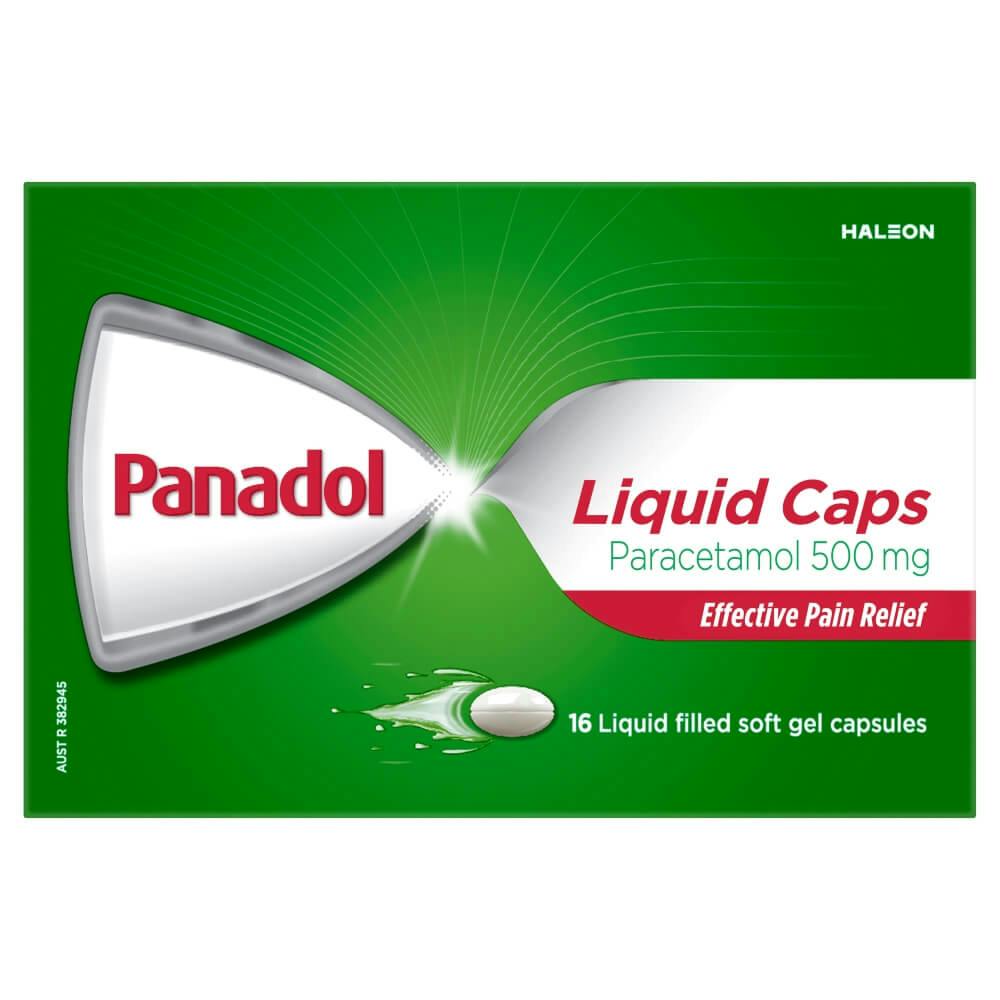 External packaging of Panadol Liquid Caps