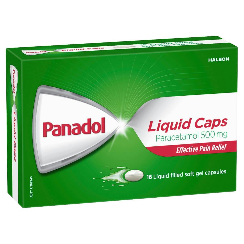 External packaging of Panadol Liquid Caps