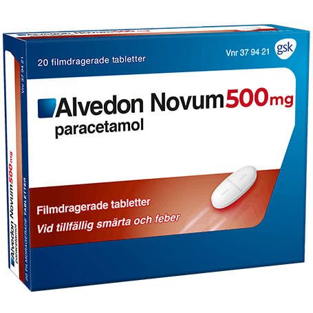 Alvedon Novum 500 mg filmdragerade tabletter 