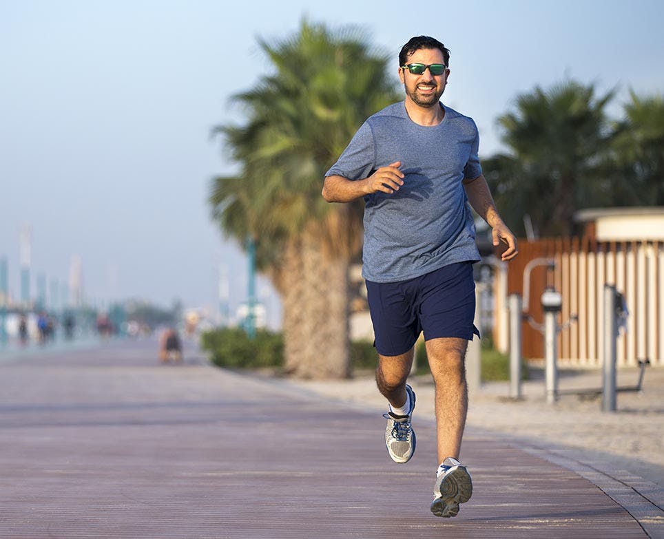A man running A man running