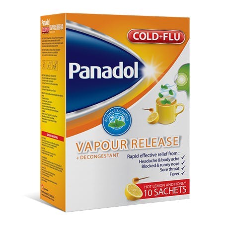 Panadol Cold + Flu Vapour Release + Decongestant