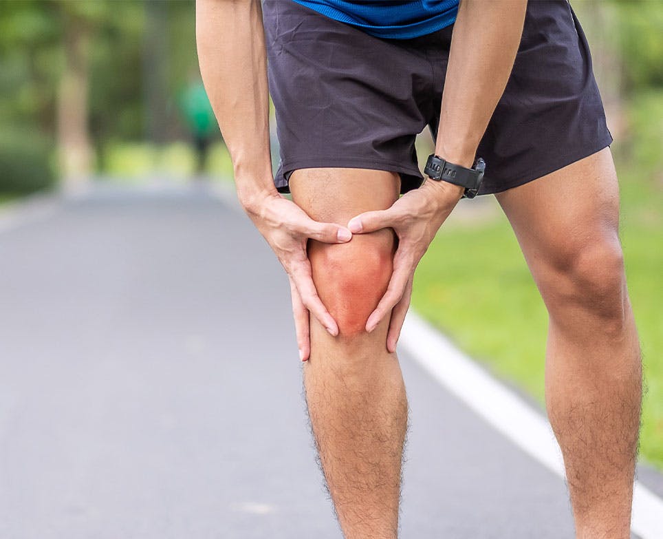 Representation of knee pain. 