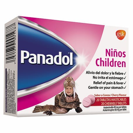 Panadol Children Chewable Tablets 