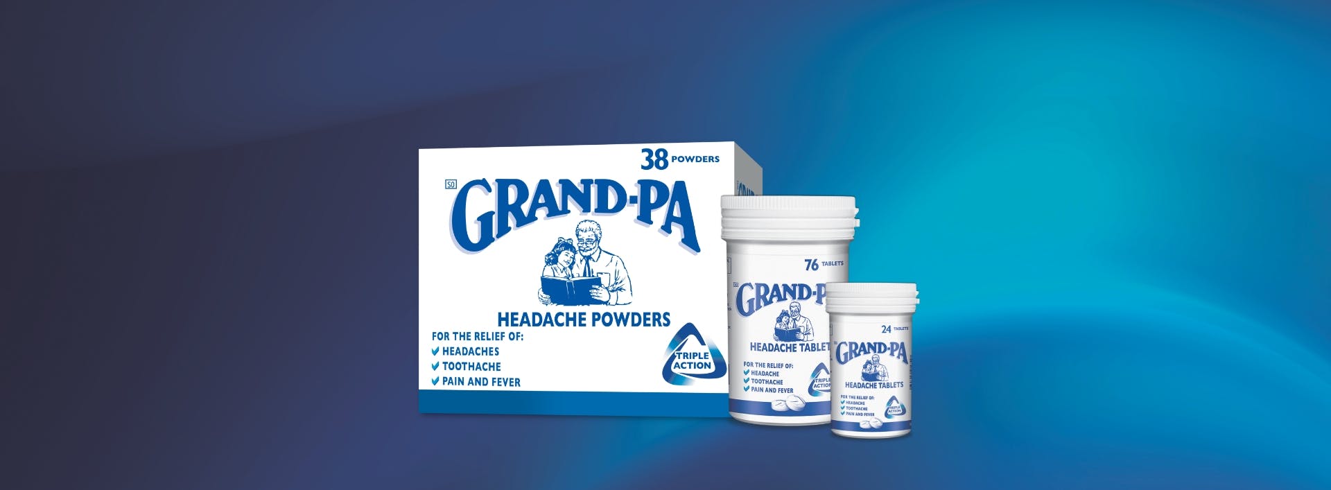 Grand-Pa headache powders & headache tablets