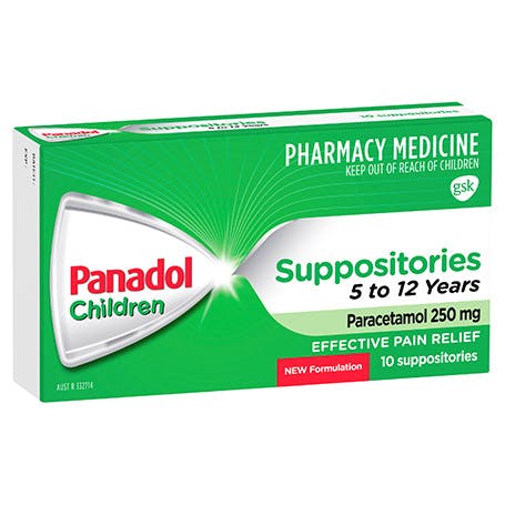 Suppositories 6 Months 5 Years Panadol