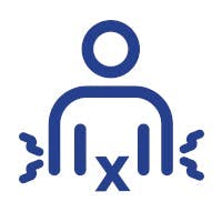 Ícono para el dolor abdominal o al orinar. Ícono para el dolor abdominal o al orinar.