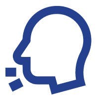Ícono para estornudos o tos. Ícono para estornudos o tos.