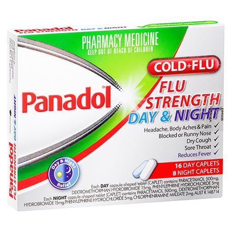 Panadol Cold And Flu Strength Day And Night Panadol Cold And Flu Strength Day And Night