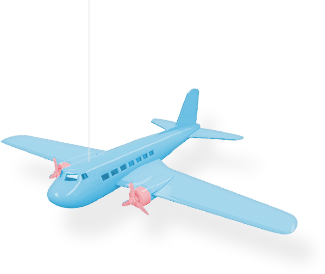 Billede af flyvemaskine legetøj