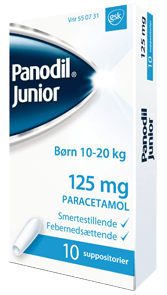 Panodil Junior Stikpiller 125 milligram