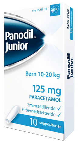 Panodil Junior Stikpiller 125 milligram